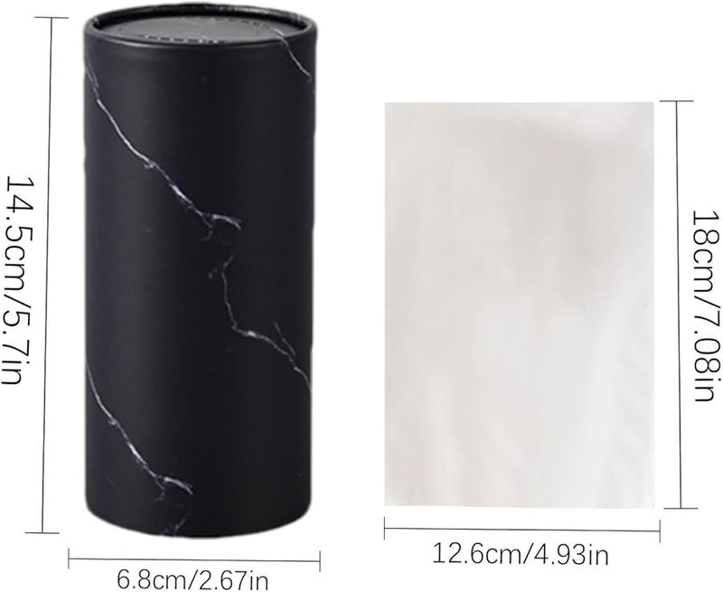 حامل مناديل السيارات أسطواني صندوق 6 علب 300 منديل حجم السفر لحامل الكوب - Image 5